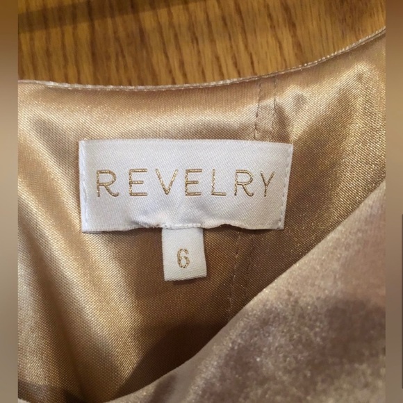Revelry Champagne Skye Velvet Dress - FREE SHIPPING :) - Picture 5 of 6